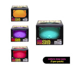 Needoh Glitter Cube, Cool Cat and Fuzz Ball. 1 Cube, 1 Cat,1 Fuzz Ball. Random Colors.