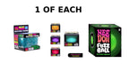 Needoh Glitter Cube, Cool Cat and Fuzz Ball. 1 Cube, 1 Cat,1 Fuzz Ball. Random Colors.