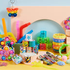 60 Pcs Party Favors, Popular Fidget Toys Birthday Goodie Bags Fillers for Kids Pinata Stuffers
