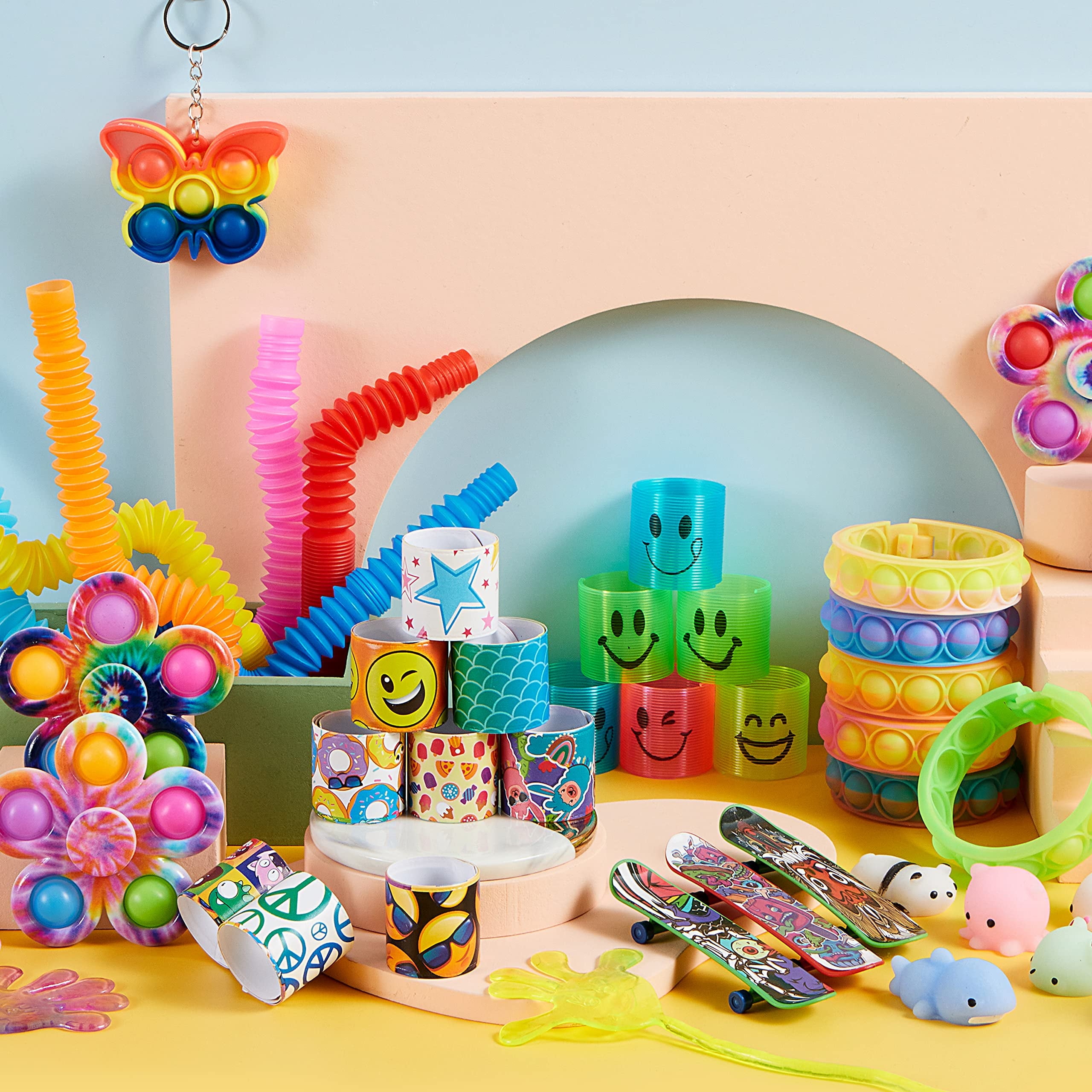 60 Pcs Party Favors, Popular Fidget Toys Birthday Goodie Bags Fillers for Kids Pinata Stuffers