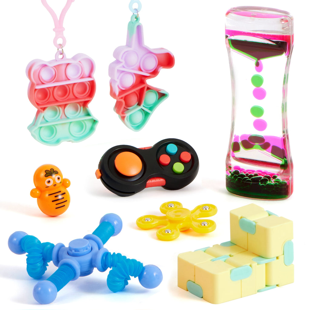 36 Pack Fidget Toys Adults Party Favors, Autism Sensory Toys for Kids with ADHD Treasure Box Toys Classroom Prizes Stress Relief Gifts Pinata Stuffers Goodie Bag Fillers
