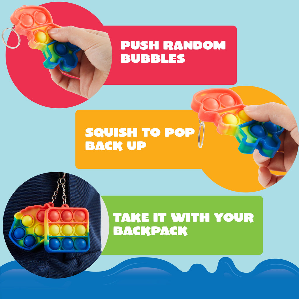 60 Pcs Party Favors, Popular Fidget Toys Birthday Goodie Bags Fillers for Kids Pinata Stuffers