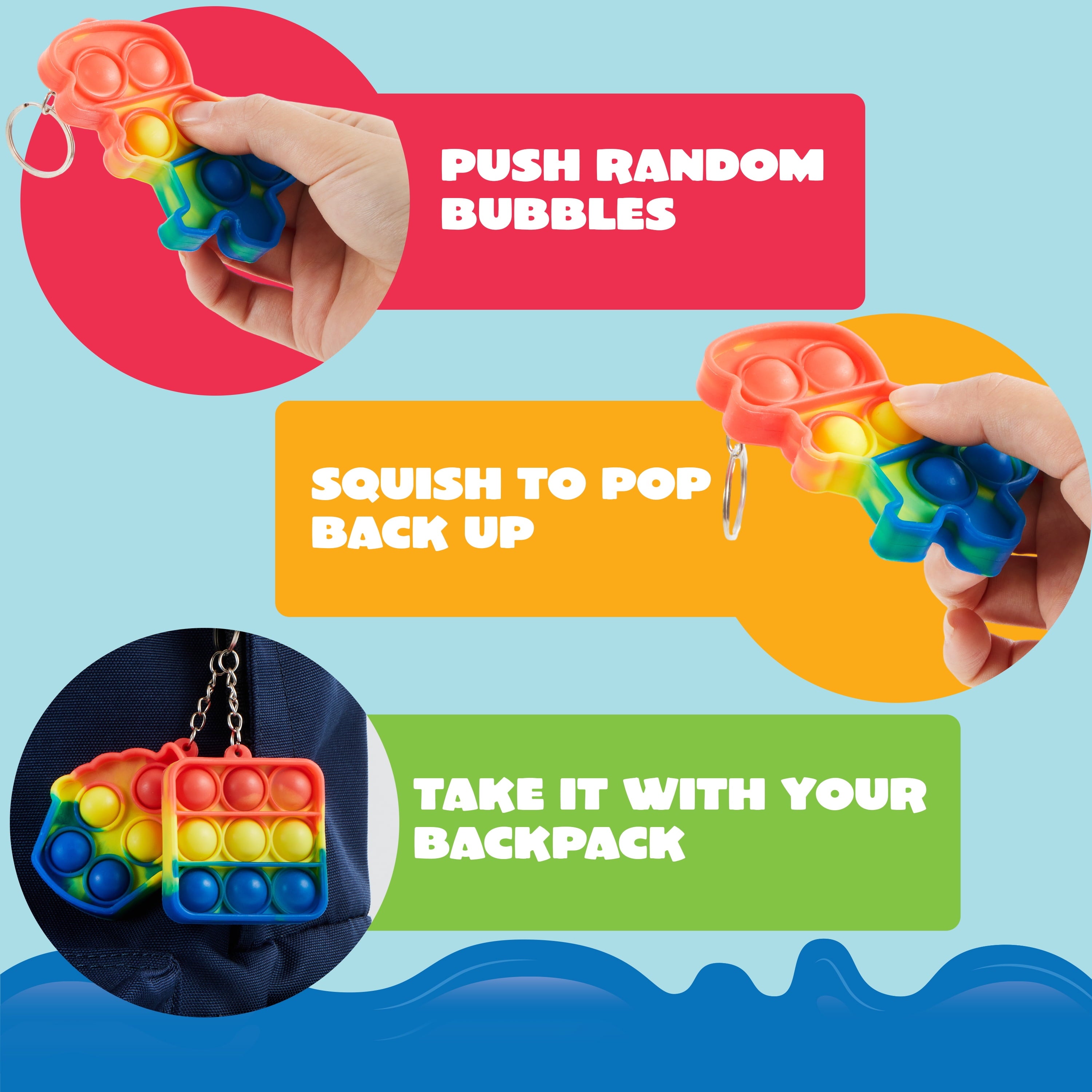 60 Pcs Party Favors, Popular Fidget Toys Birthday Goodie Bags Fillers for Kids Pinata Stuffers